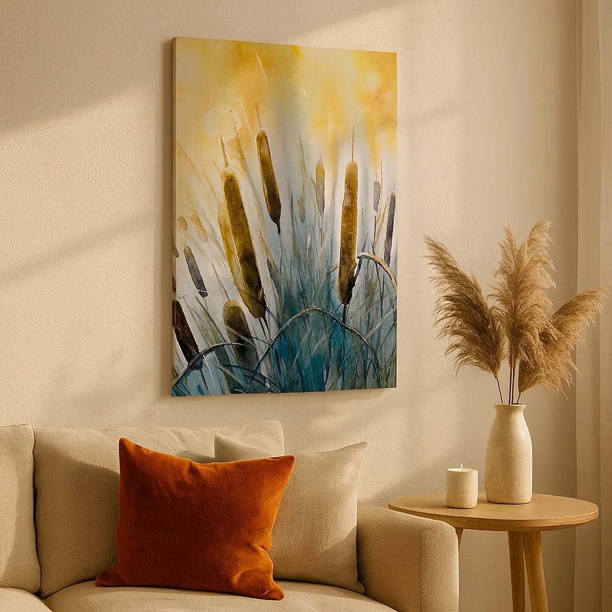 Obraz na plátne - Chlad vody, žiara slnka - 50x70 cm