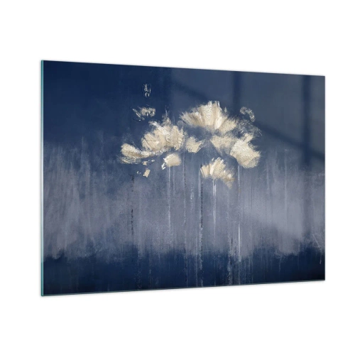 Obraz na skle - Ako okvetné lístky vo vetre - 100x70 cm