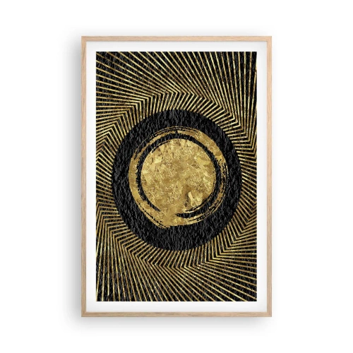 Plagát v ráme zo svetlého duba - Glamour - 61x91 cm