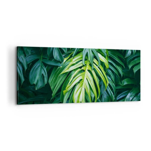 Obraz na plátne - Ponoriť sa do sviežosti - 100x40 cm