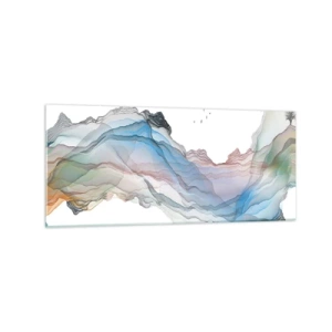 Obraz na skle - Ku krištáľovým horám - 120x50 cm