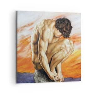 Obraz na plátne - Ponorený do seba - 50x50 cm