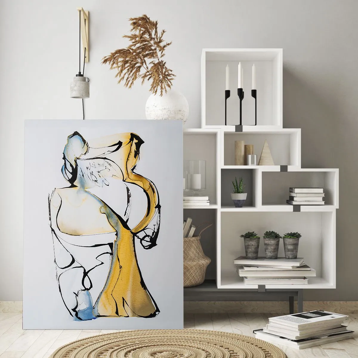 Obraz na skle - Sklenená abstrakcia - 50x70 cm