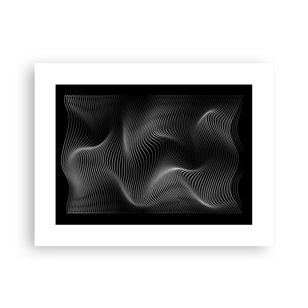 Plagát - Tanec svetla v priestore - 40x30 cm