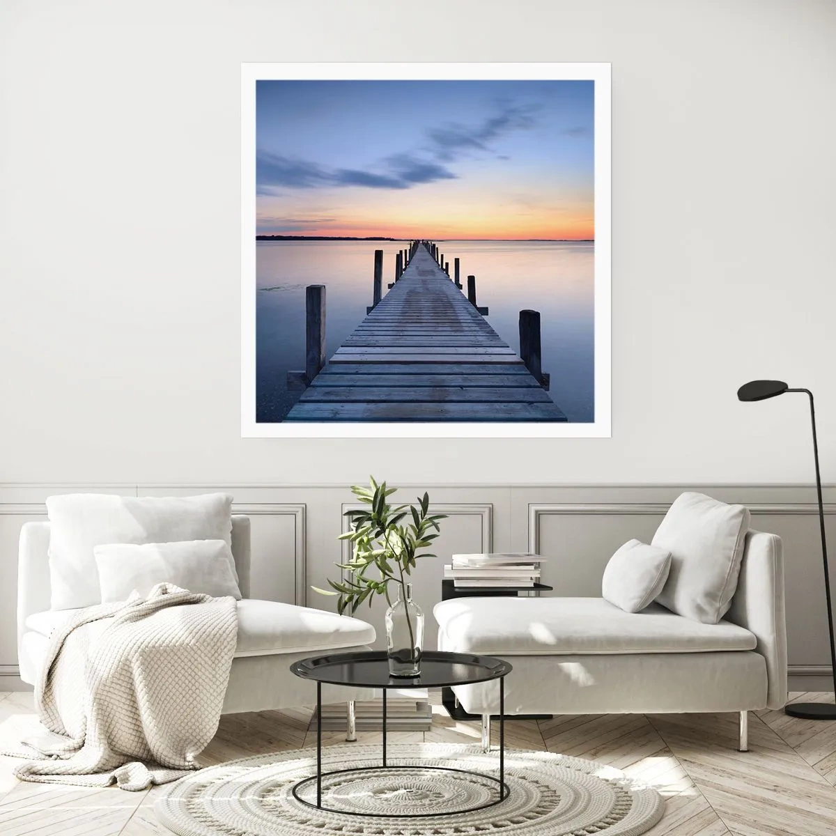 Plagát - Pokoj príjemného súmraku - 40x40 cm