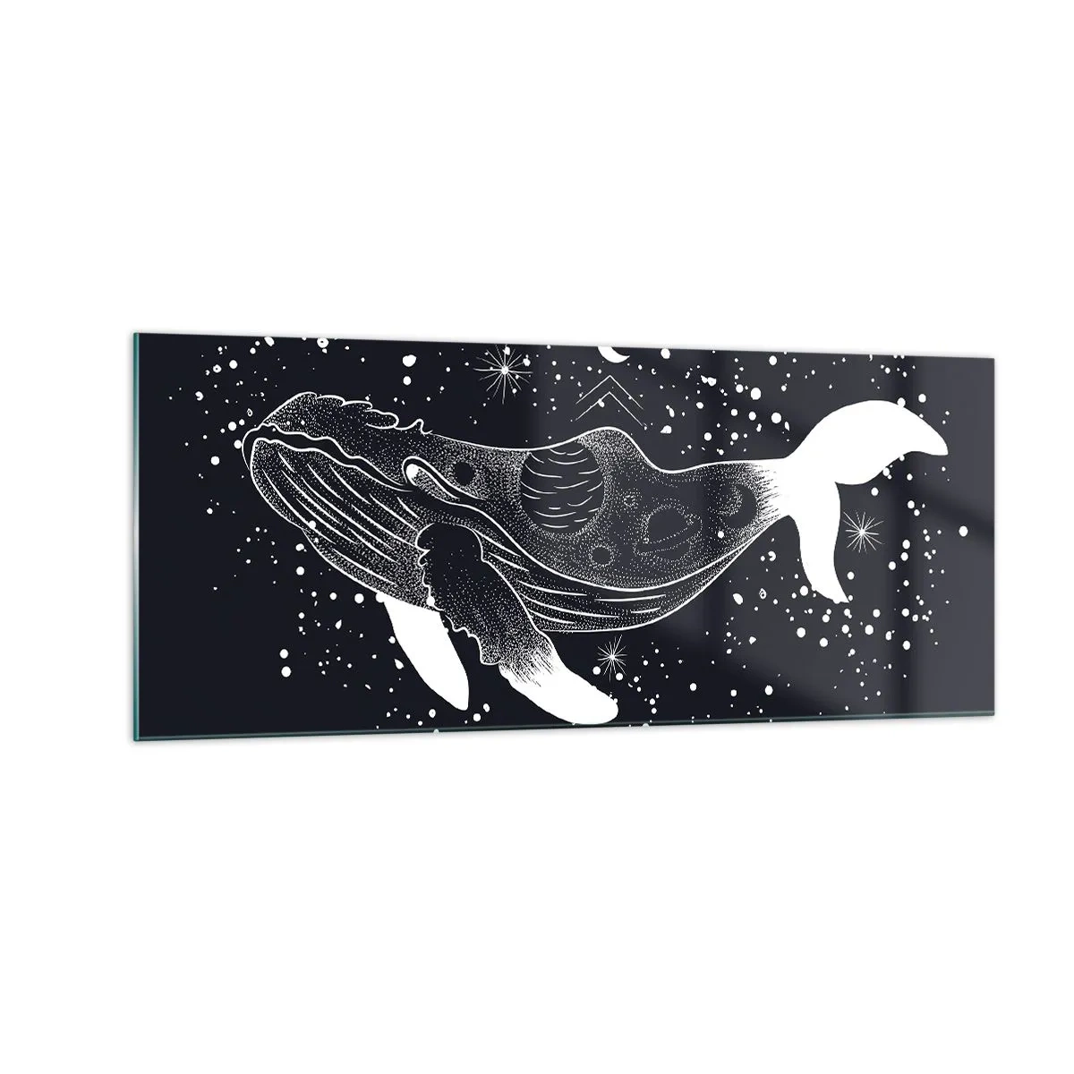 Obraz na skle - V oceáne vesmíru - 100x40 cm