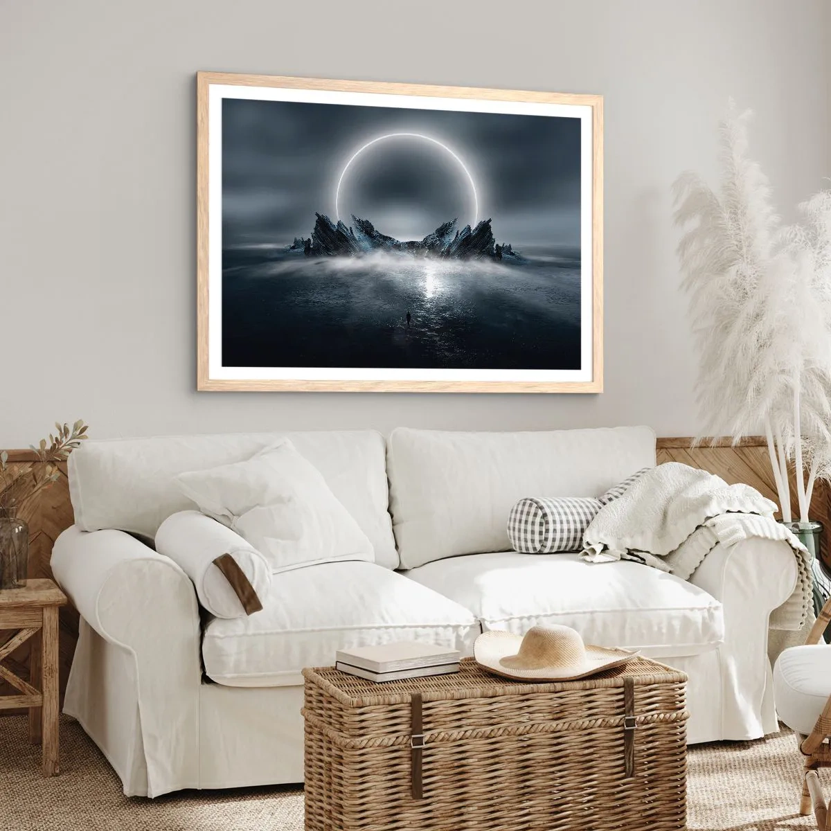 Plagát v ráme zo svetlého duba - Finále príbehu - 70x50 cm