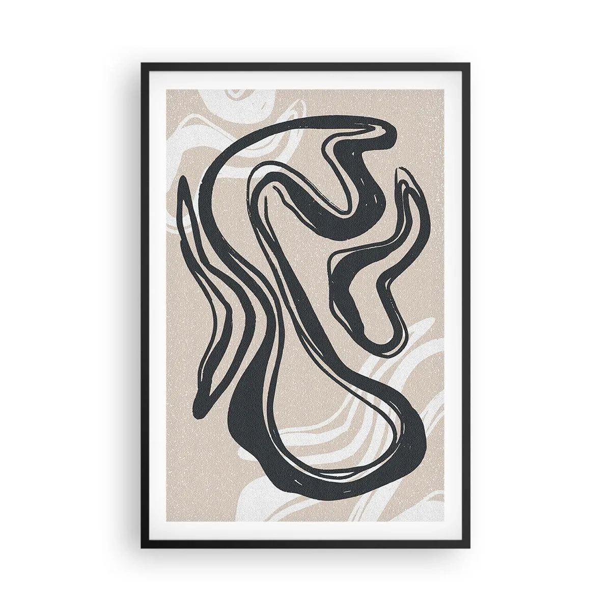 Plagát v čiernom ráme - Znásobená expresia - 61x91 cm