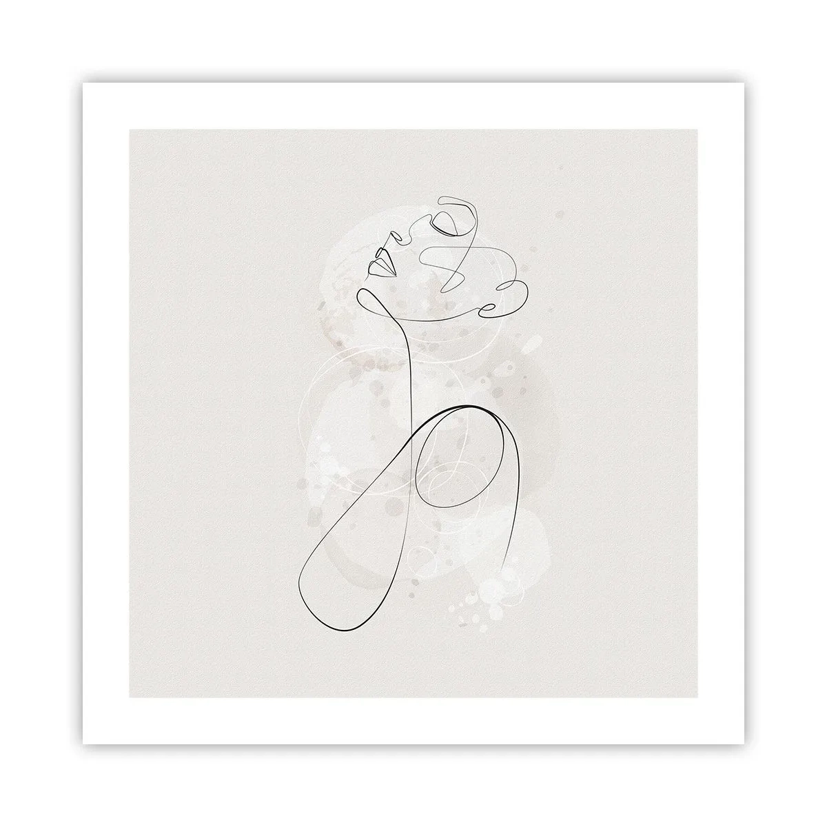 Plagát - Špirála krásy - 50x50 cm