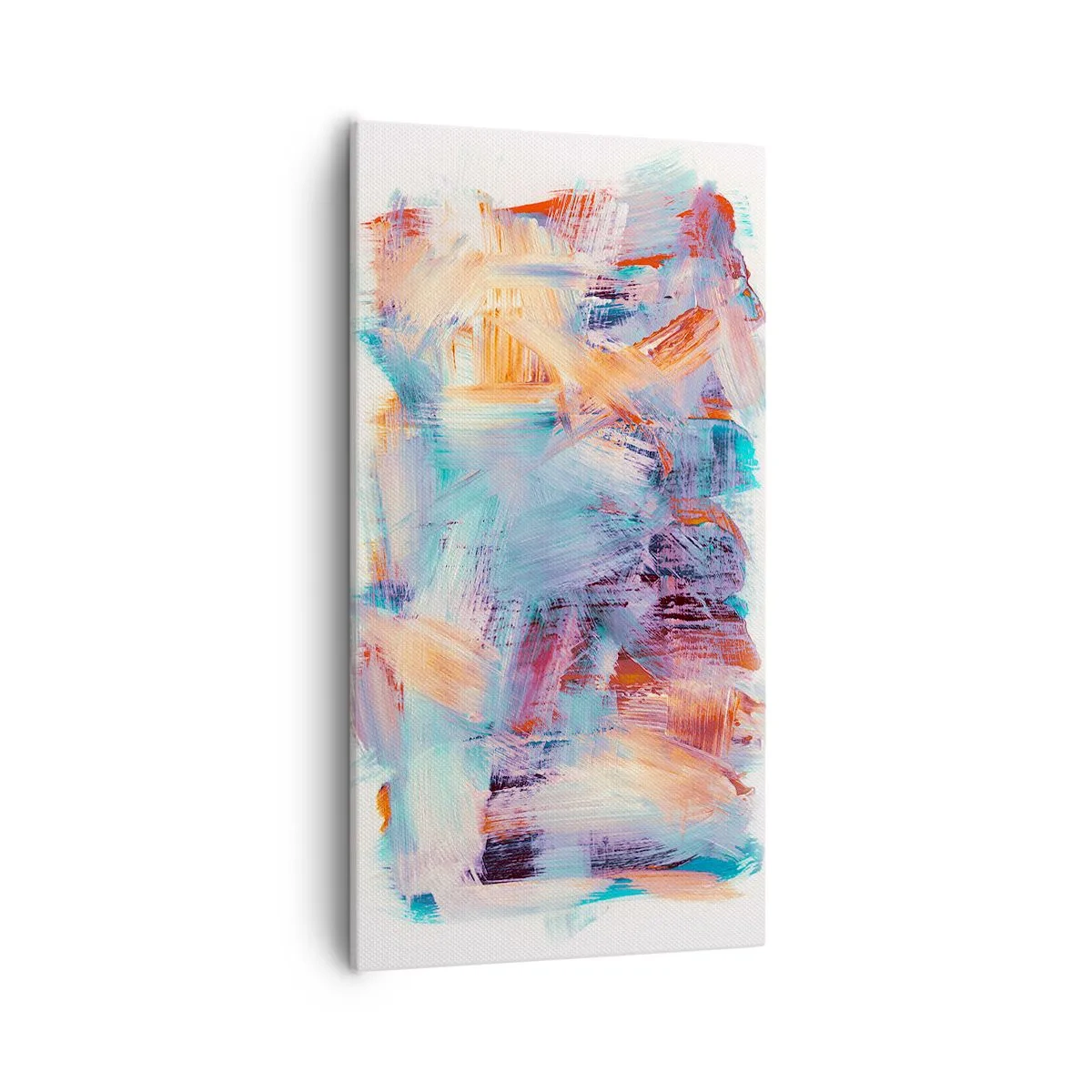 Obraz na plátne - Farebný neporiadok - 55x100 cm