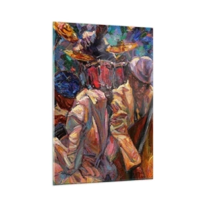 Obraz na skle - V jednom rytme - 80x120 cm