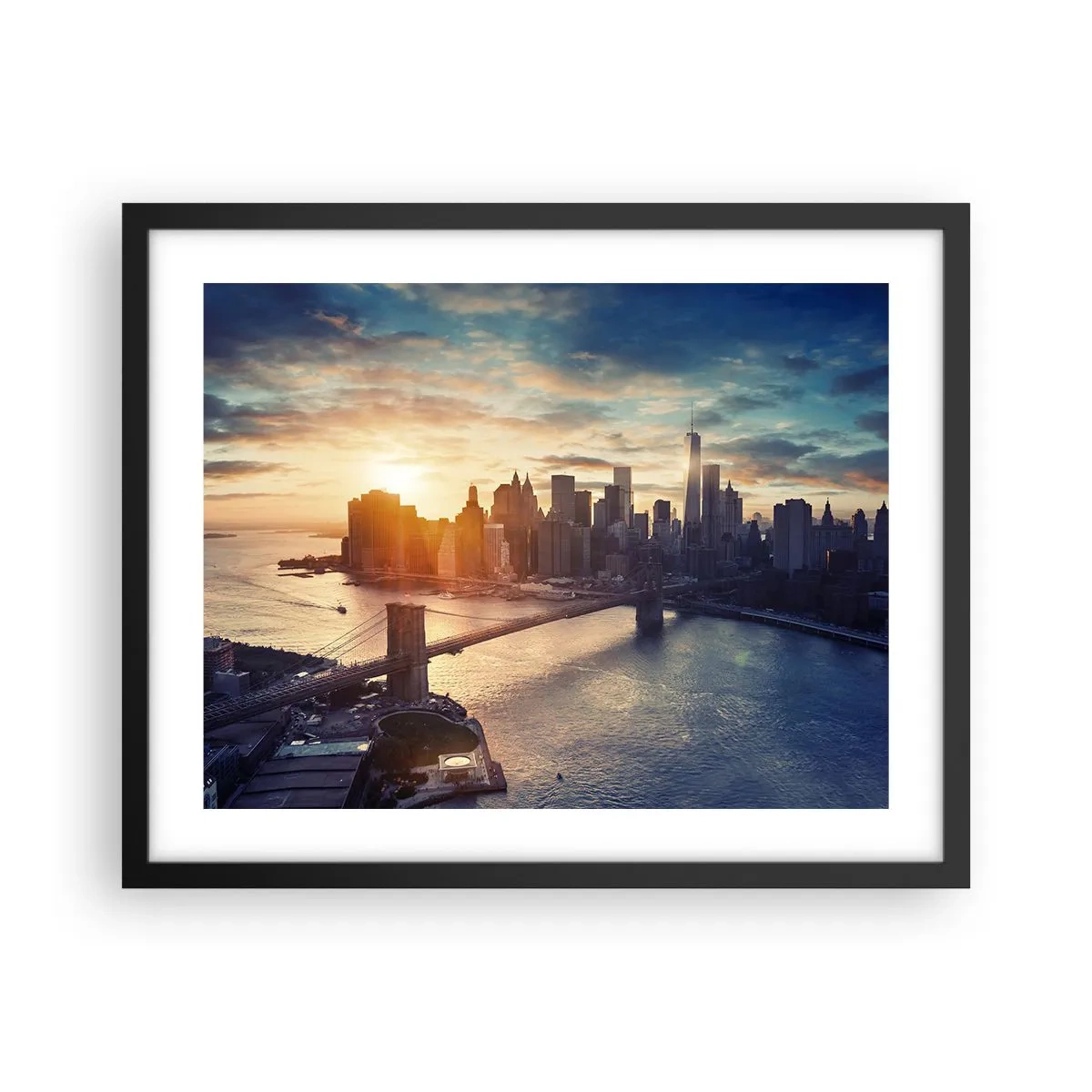 Plagát v čiernom ráme - Pomník kultúry Západu - 50x40 cm