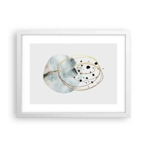 Plagát v bielom ráme - V objatí priestoru - 40x30 cm