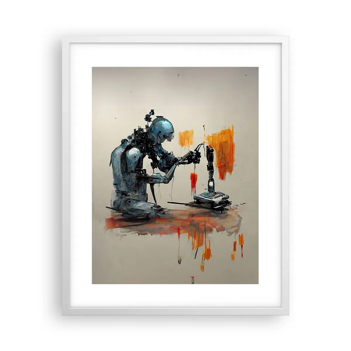 Plagát v bielom ráme - Už zajtra… - 40x50 cm