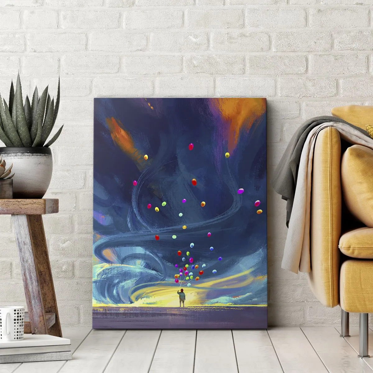 Obraz na plátne - Na modrý vietor - 65x120 cm