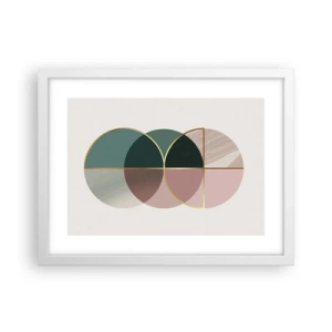 Plagát v bielom ráme - Kolesá… - 40x30 cm