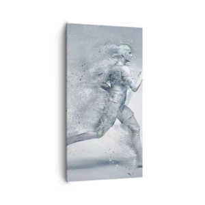 Obraz na plátne - Energia kryštalicky čistá - 65x120 cm