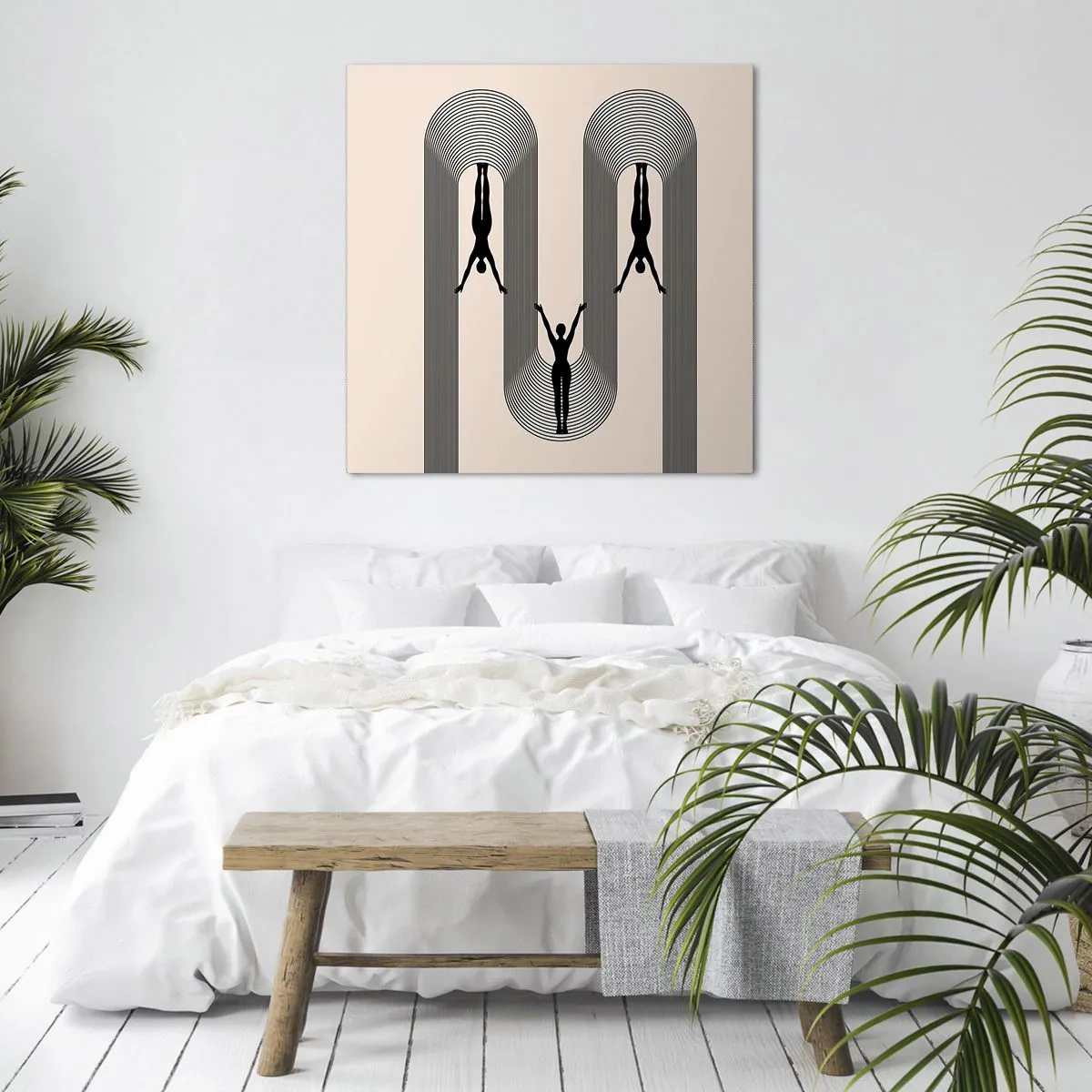 Obraz na plátne - Hore nohami - 60x60 cm