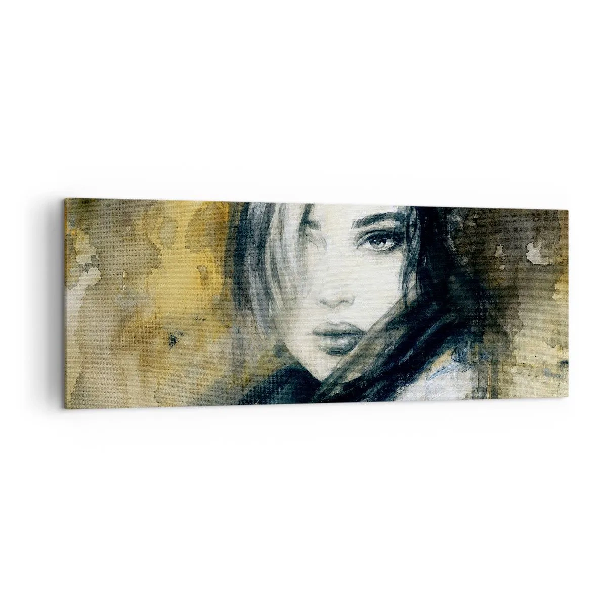 Obraz na plátne - viac nevinná alebo zmyselná? - 140x50 cm