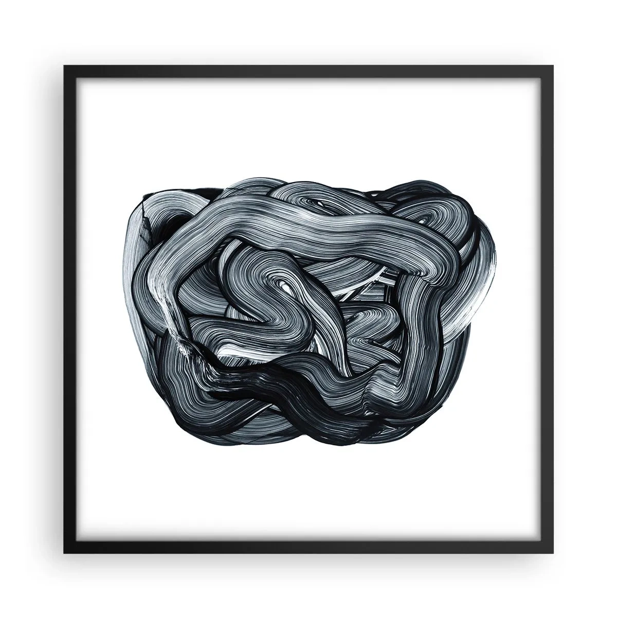 Plagát v čiernom ráme - Nie je to tak jednoduché - 50x50 cm