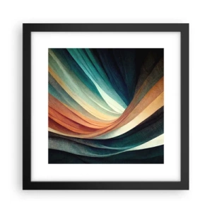 Plagát v čiernom ráme - Utkané z farieb - 30x30 cm