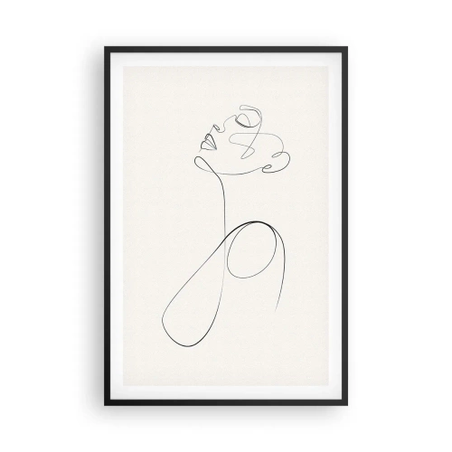 Plagát v čiernom ráme - Zamotaná v snoch - 61x91 cm