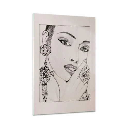 Obraz na skle - Najkrajší klenot - 80x120 cm