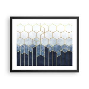Plagát v čiernom ráme - Kompozícia v synkopickom rytme - 50x40 cm