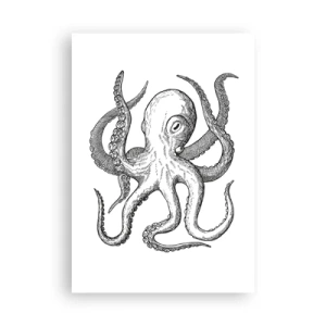 Plagát - Tancujúca s vlnami - 70x100 cm