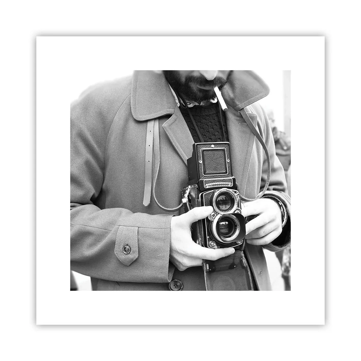 Plagát - V retro štýle - 30x30 cm