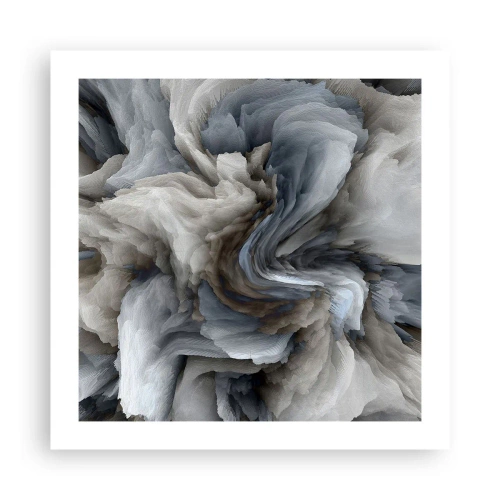 Plagát - Kameň a kvet - 50x50 cm