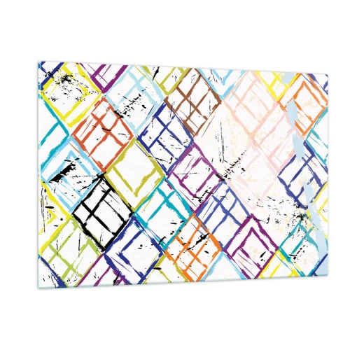 Obraz na skle - Bunky na prenájom - 120x80 cm