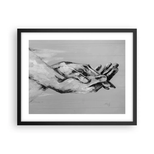 Plagát v čiernom ráme - Začiatok… - 50x40 cm