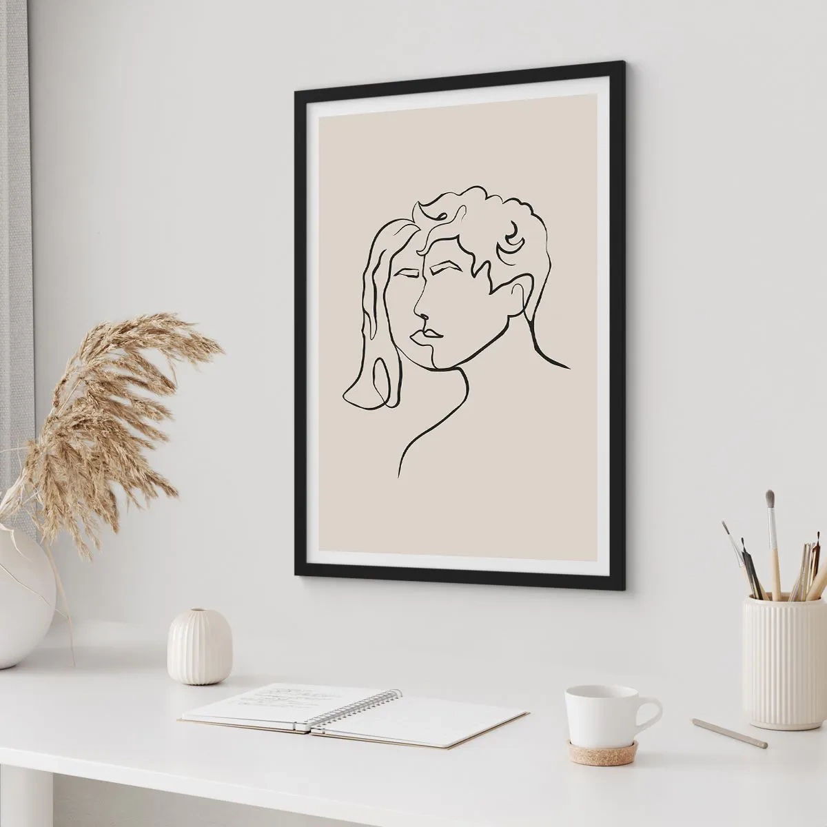 Plagát v čiernom ráme - A bola jednota - 61x91 cm