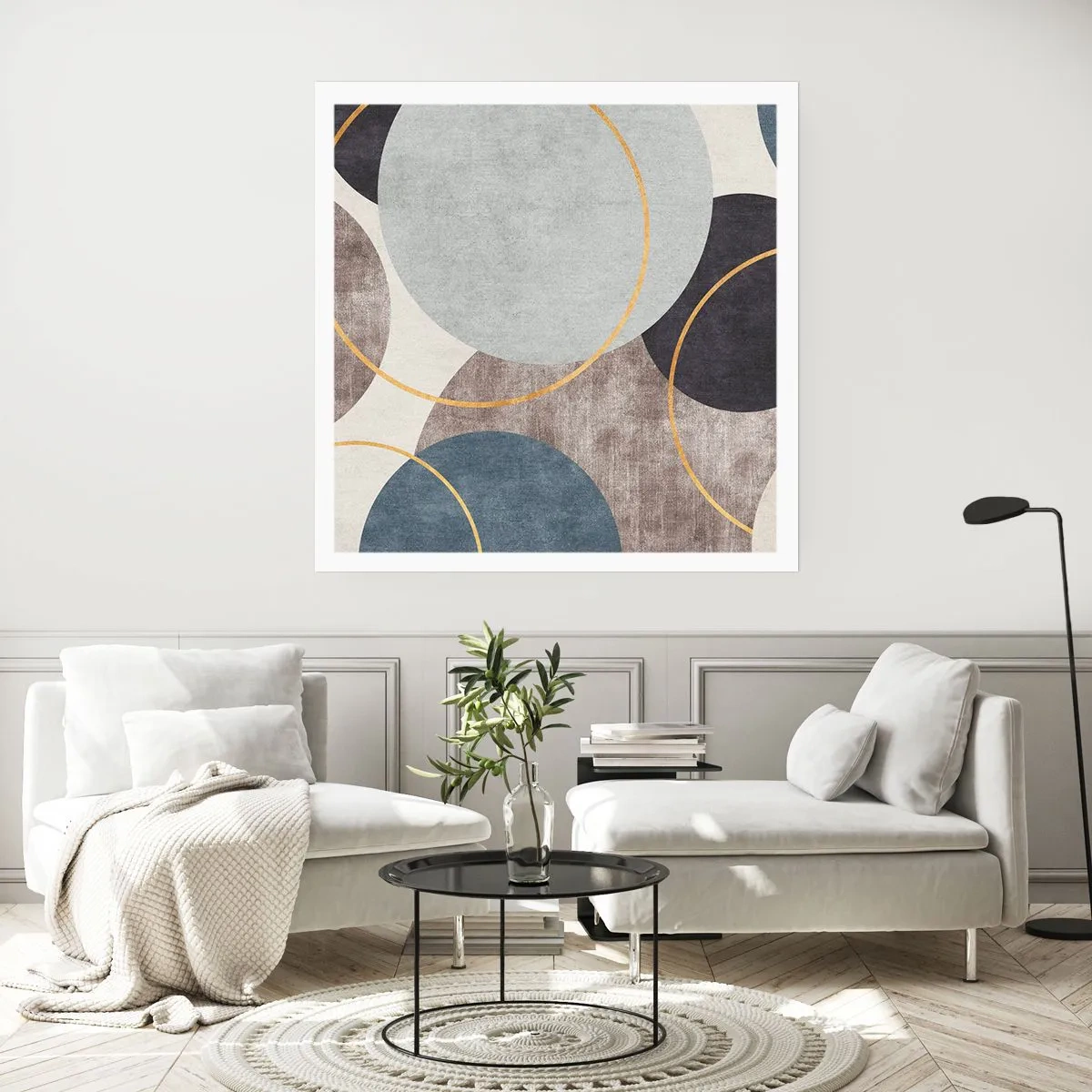 Plagát - Kruh za kruhom - 30x30 cm