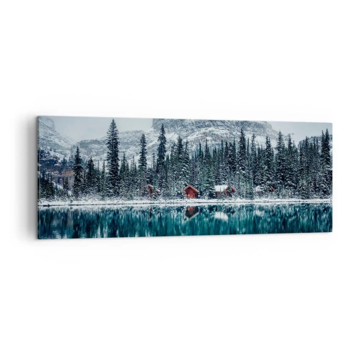 Obraz na plátne - Kanadské útočisko - 140x50 cm