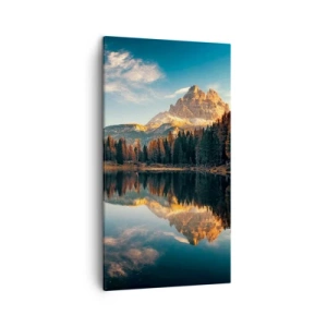 Obraz na plátne - Dvojitá krajina - 45x80 cm