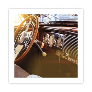 Plagát - Závan luxusu z minulosti - 50x50 cm