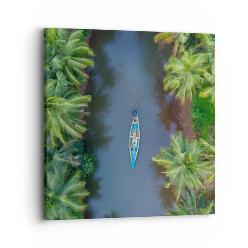 Obraz na plátne - Na tropickom chodníku - 30x30 cm