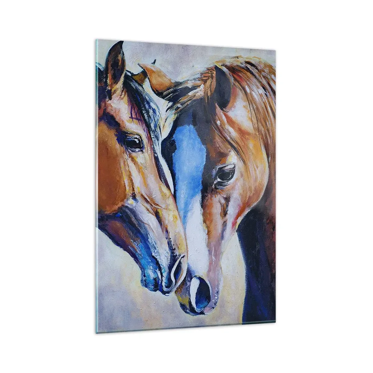 Obraz na skle - Je to priateľstvo? Je to láska? - 80x120 cm