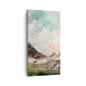 Obraz na plátne - Skalné čepele - 55x100 cm