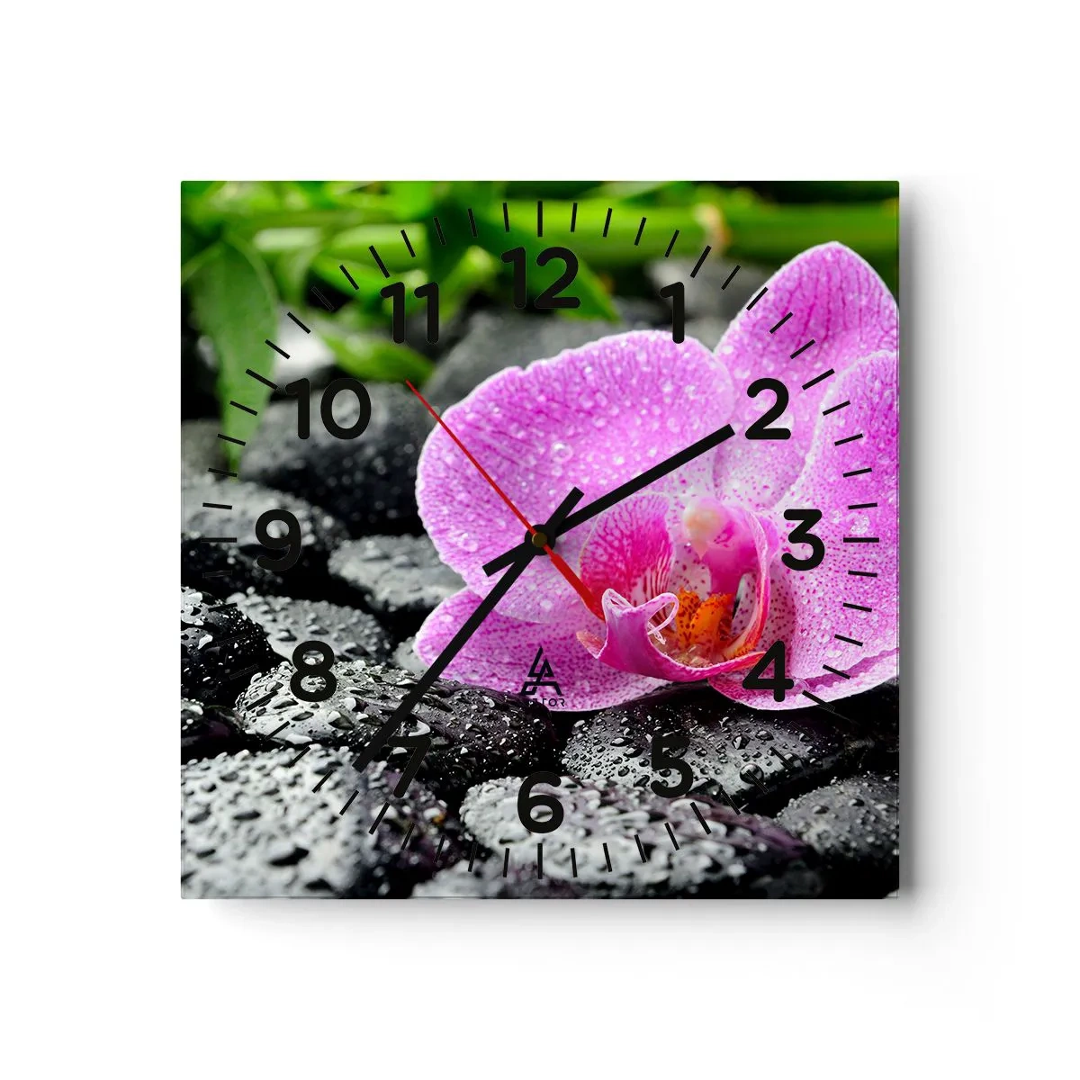 Nástenné hodiny - Ako otvorené srdce - 30x30 cm