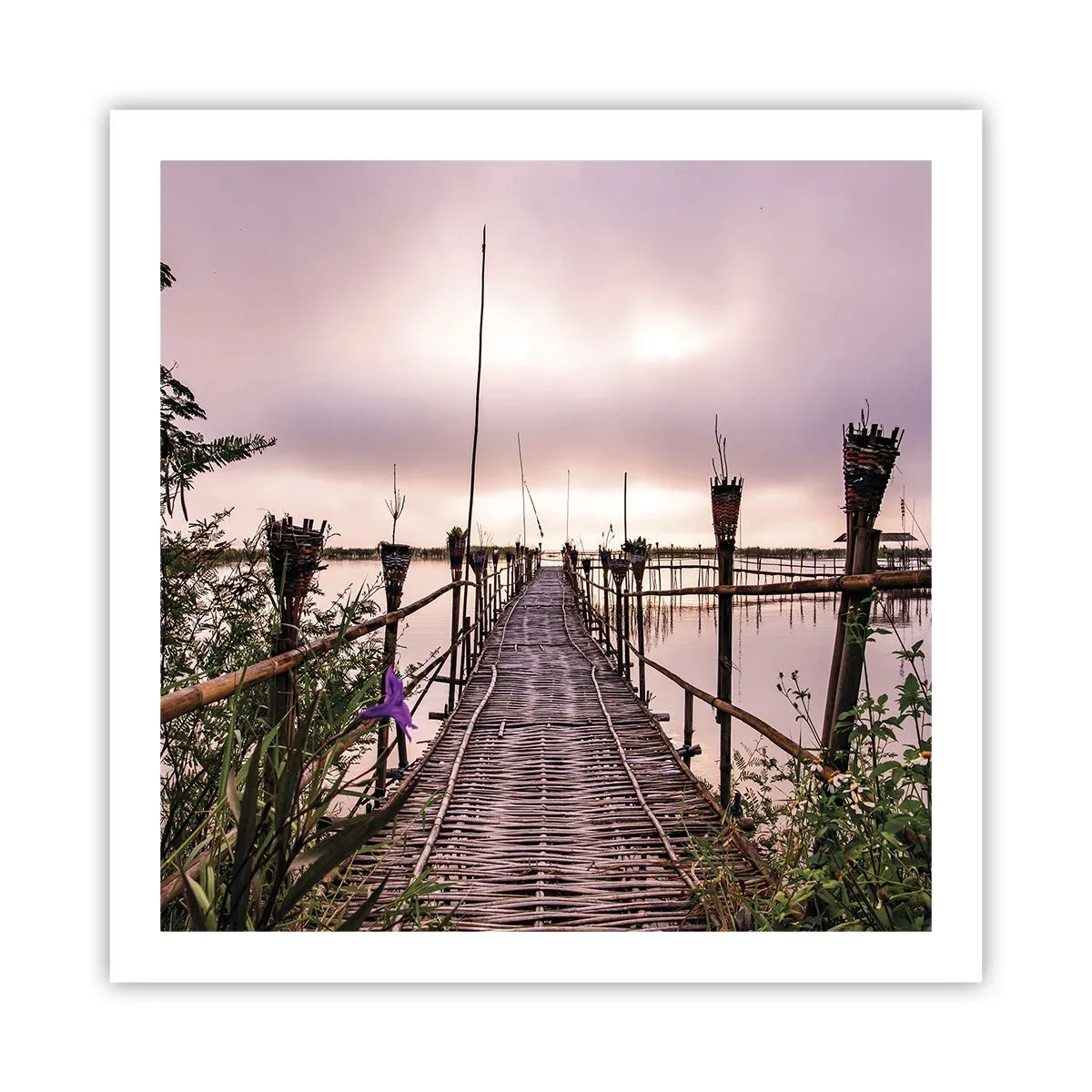 Plagát - Pokoj a pohoda Ázie - 60x60 cm