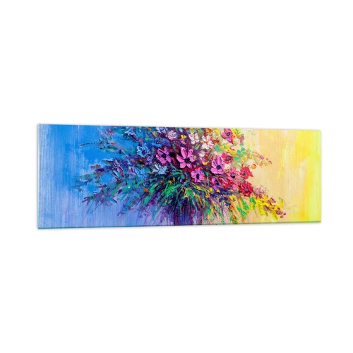Obraz na skle - Dar letnej lúky - 160x50 cm