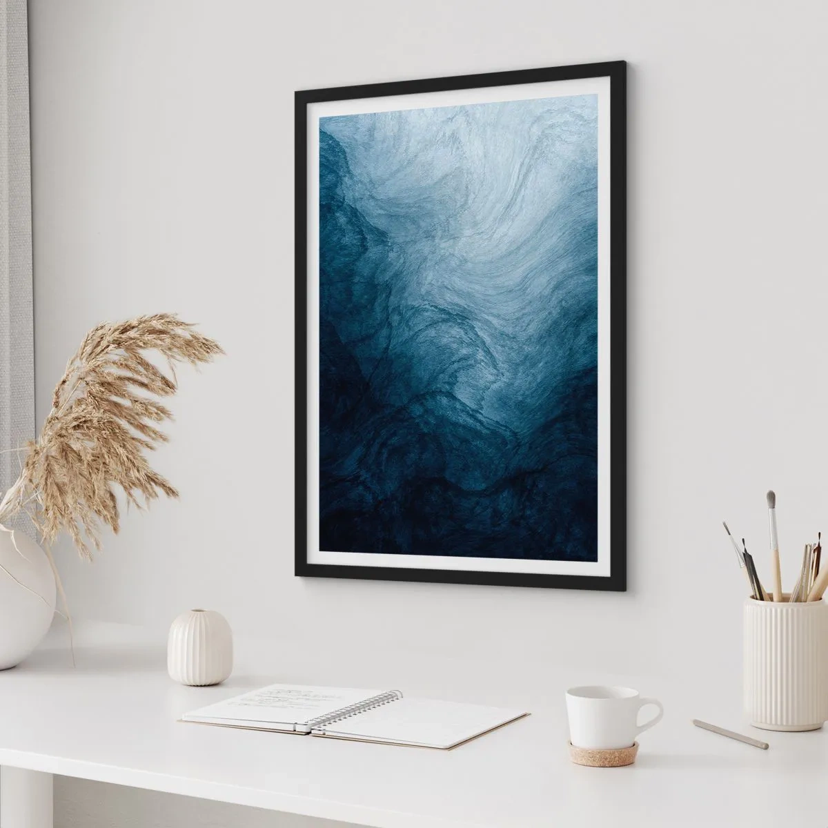 Plagát v čiernom ráme - Siahnuť do hlbín - 61x91 cm
