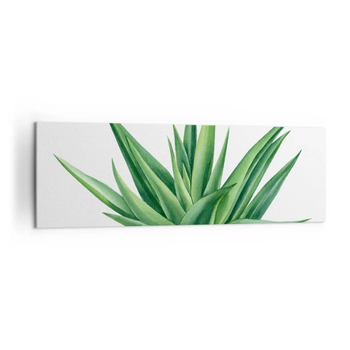 Obraz na plátne - Zelená – sila – život - 160x50 cm