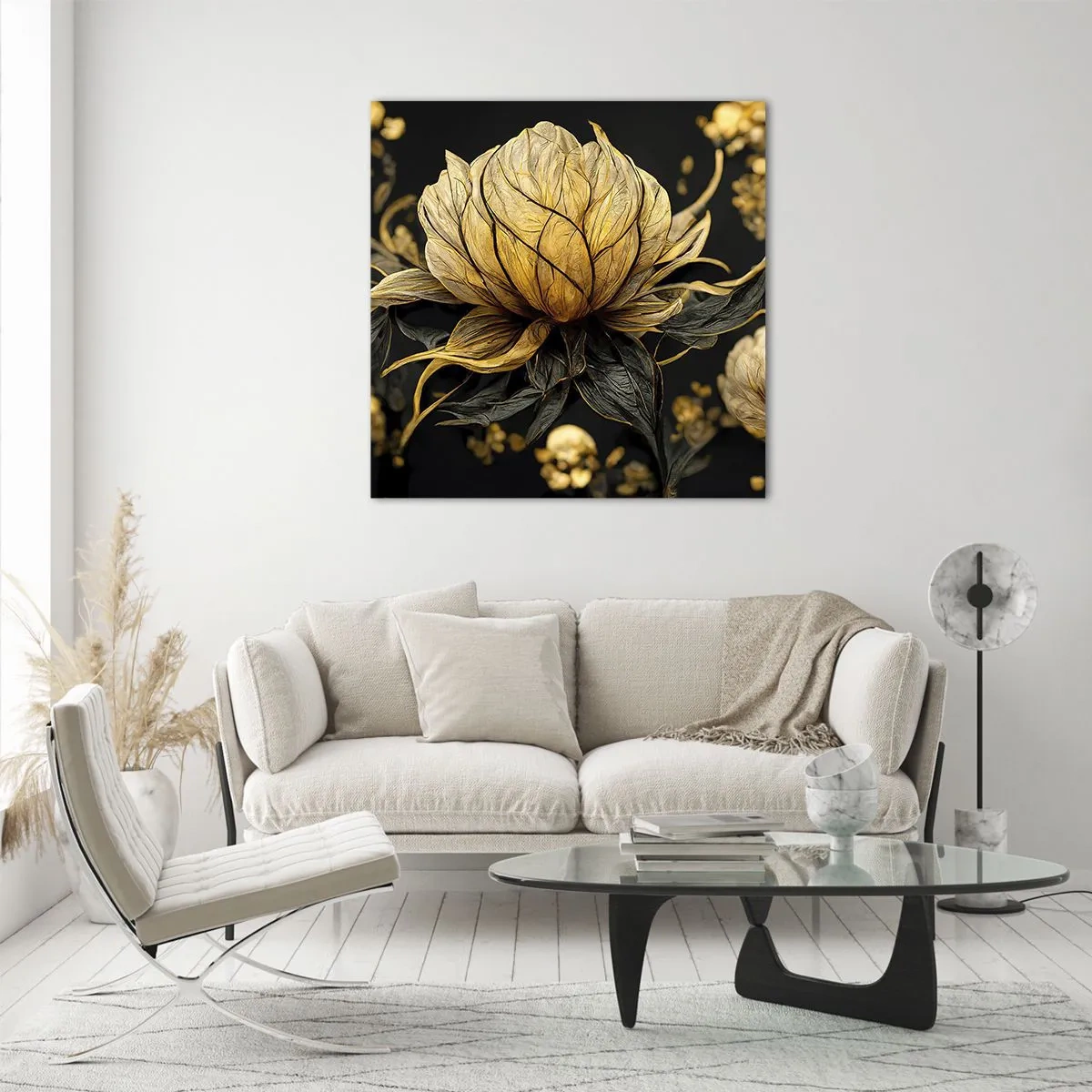 Obraz na skle - Jemná krehkosť - 70x70 cm