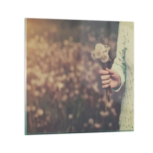 Obraz na skle - Zastav ich, prosím - 30x30 cm