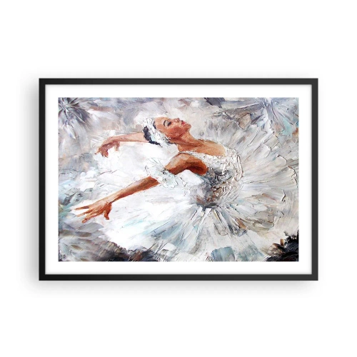 Plagát v čiernom ráme - Jemná a ľahká ako tyl - 70x50 cm