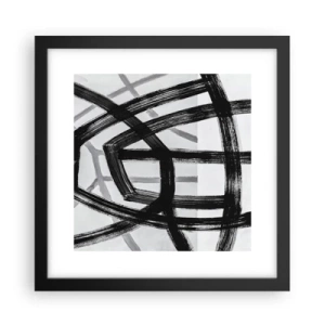 Plagát v čiernom ráme - Hĺbka - 30x30 cm